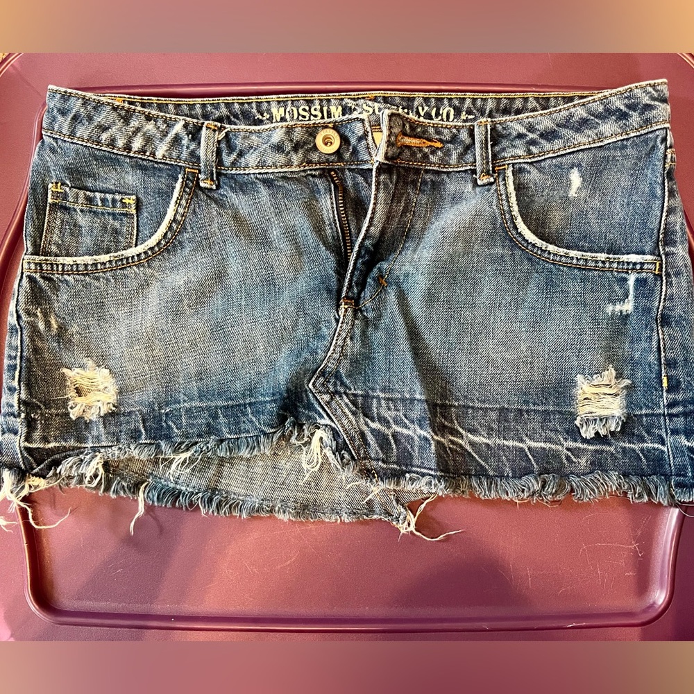 Jean skirt, size 9, EUC, Mossimo Supply Co.